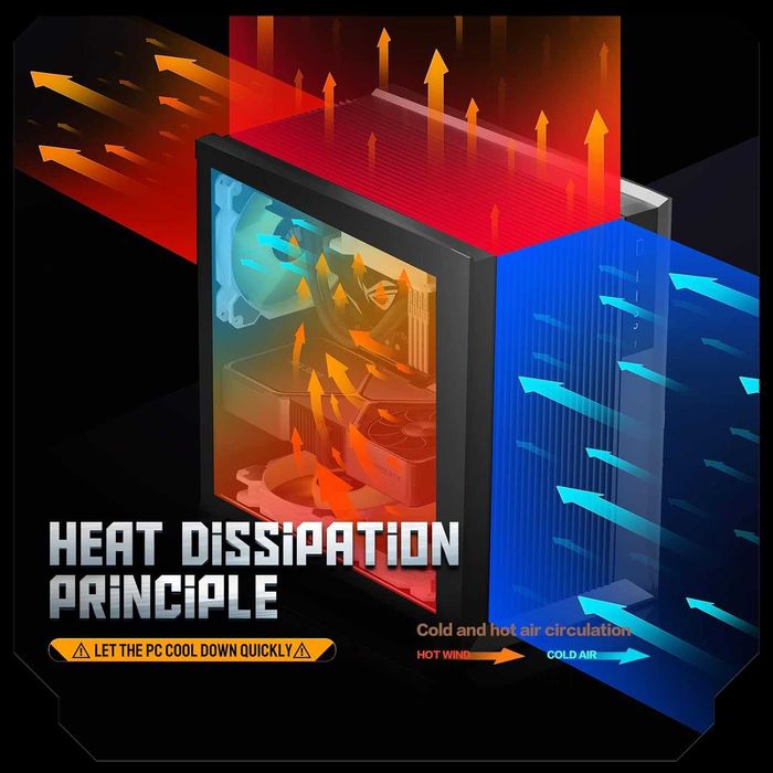 Cooler ventilator AsiaHorse 140mm Argb Pwm,carcasa PC,pachet 2 bucati