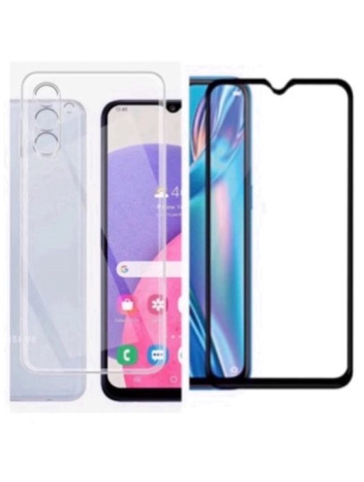 Samsung A12/A13/A23/A24/A25/A26 Pachet Husa Silicon + Folie Sticla 11D