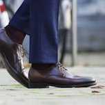 Pantofi derby 42 43 plain toe Oliver Jacob NOI piele naturala embosata