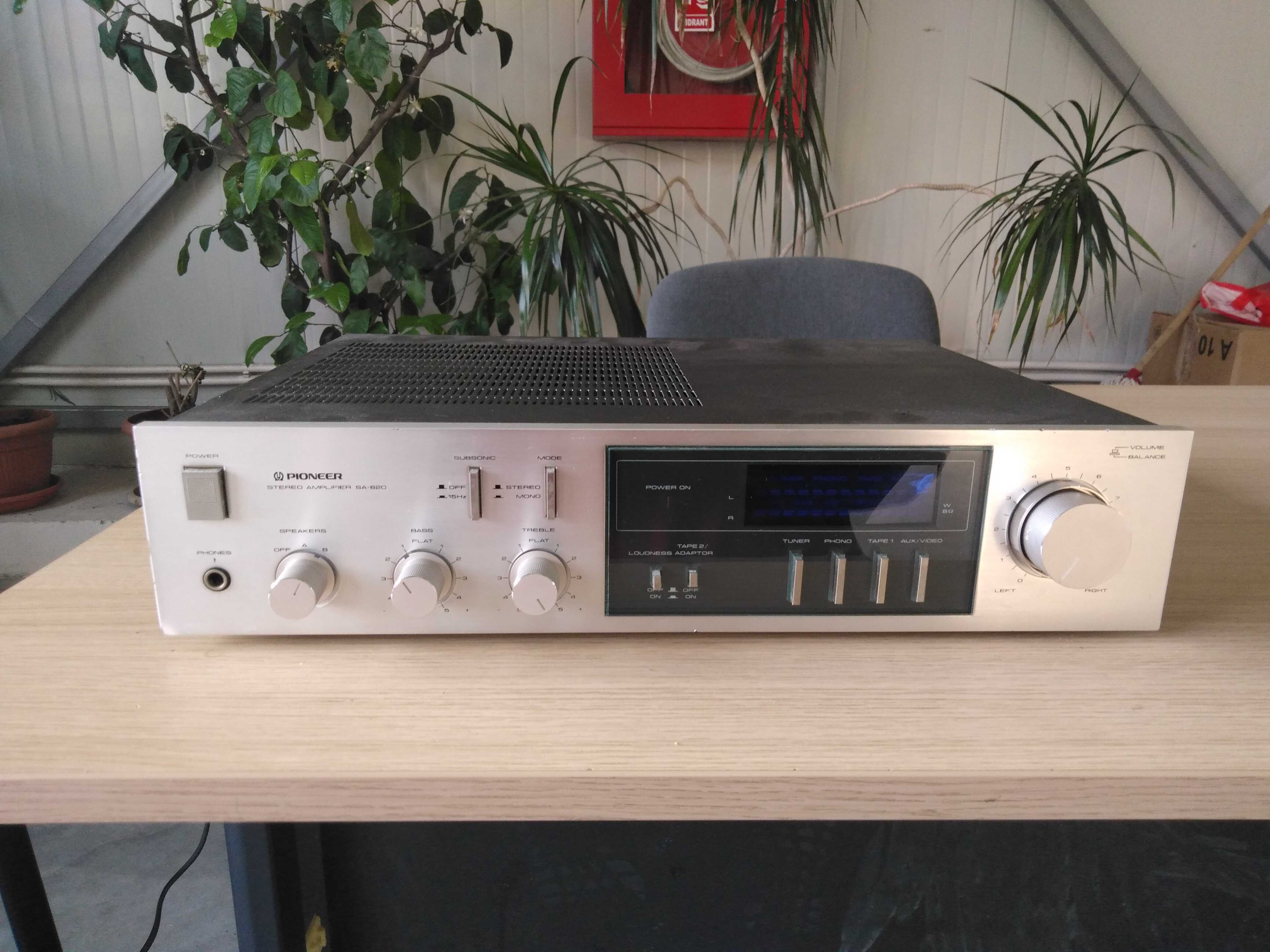 Amplificator Pioneer SA620 blue line