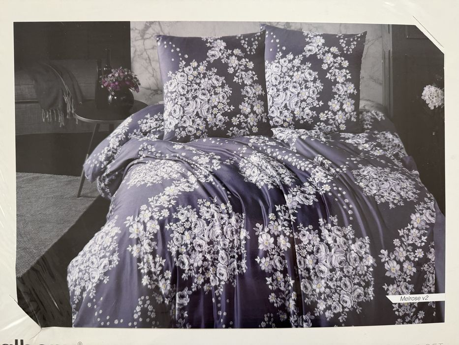 Set lenjerie pat, 135x200, bumbac satinat