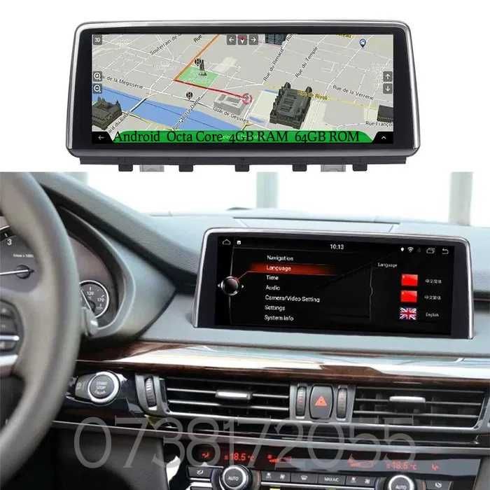 Navigatie Android BMW X6  GPS Bluetooth wi-fi Internet 4G