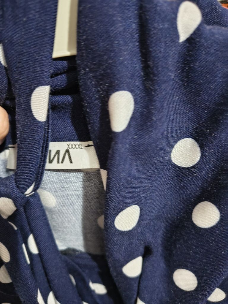 Rochie albastra, noua, marimi XXL, XXXL, XXXXL