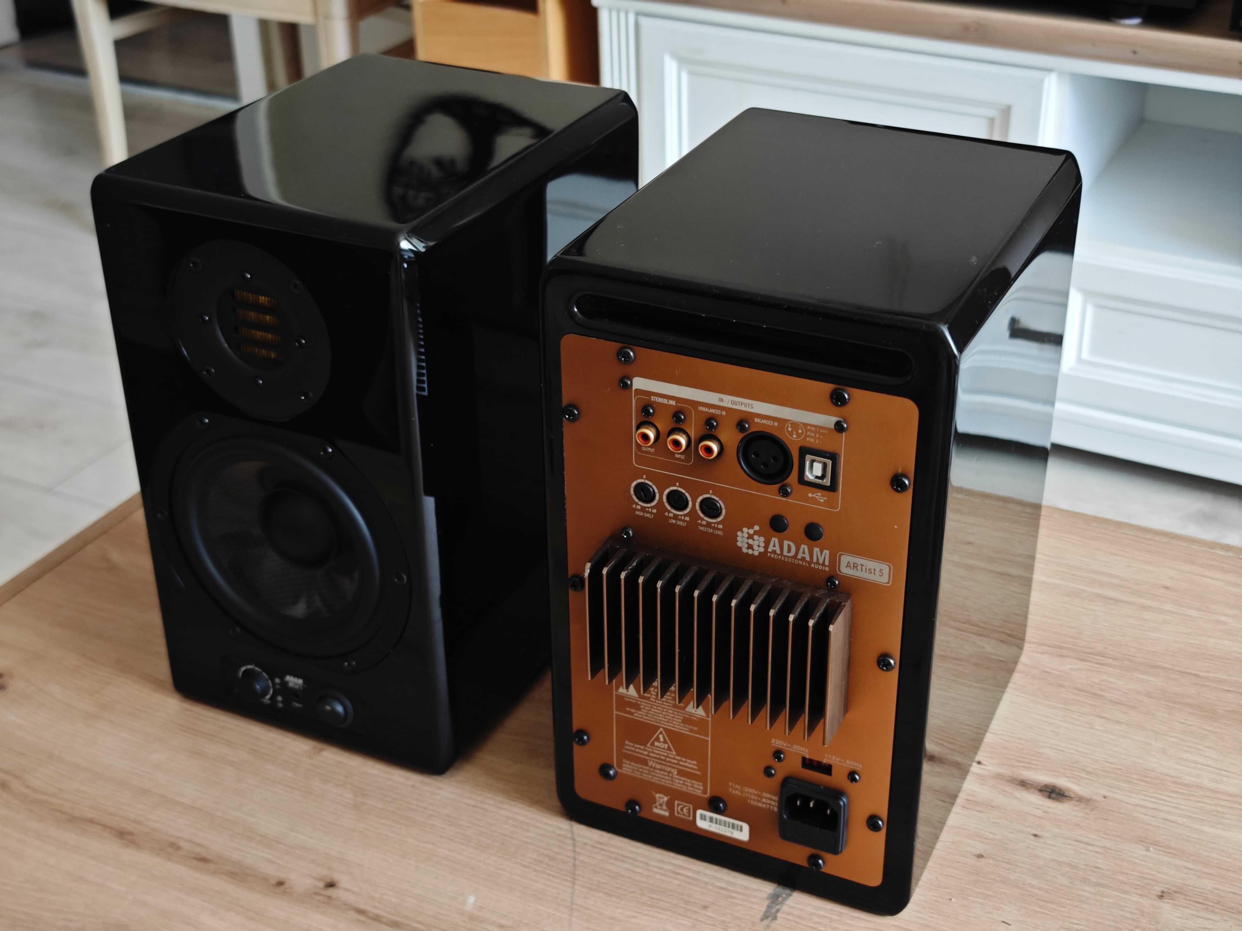 ADAM ARTist 5 активни монитори/тонколони + стойки | USB, XLR, RCA