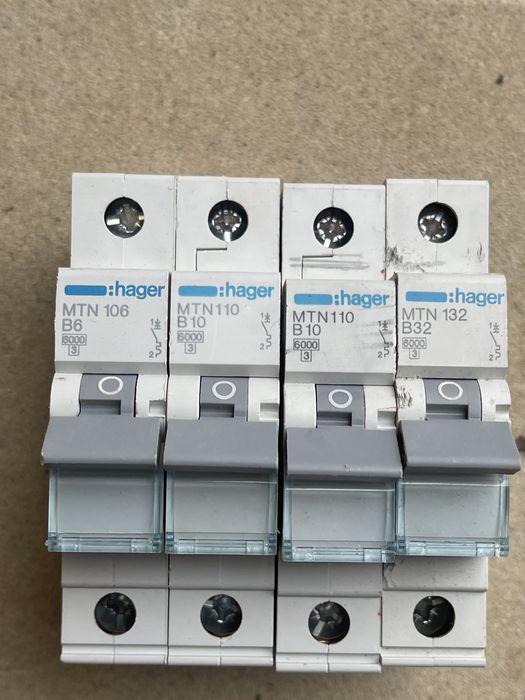 Siguranta electrica automata Hager MHN520, 1P+N, 4,5kA, B, 1M,