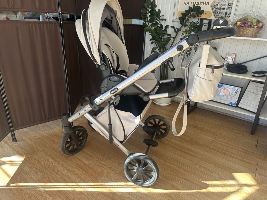 Бебешка количка Anex E type + столче за кола и база