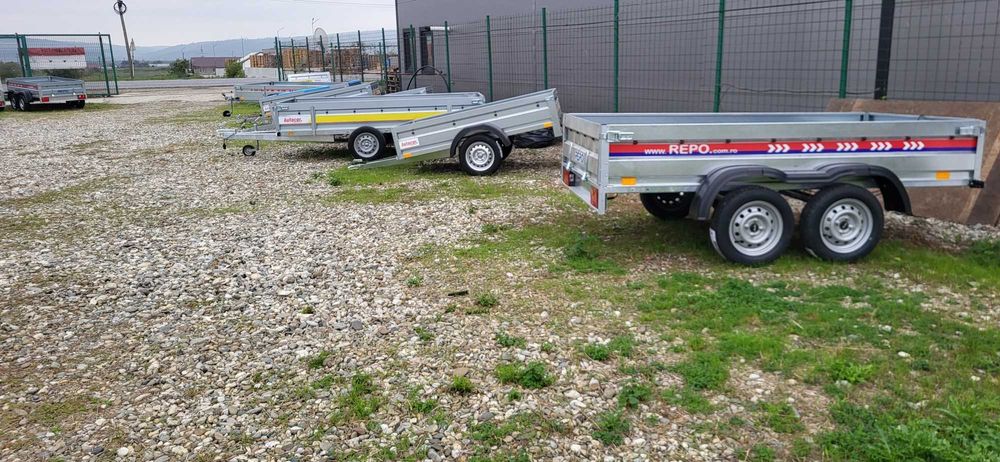Remorca ATV 750 kg 2.35 x 1.25 m  Asiguram Transport - PLATA IN RATE !