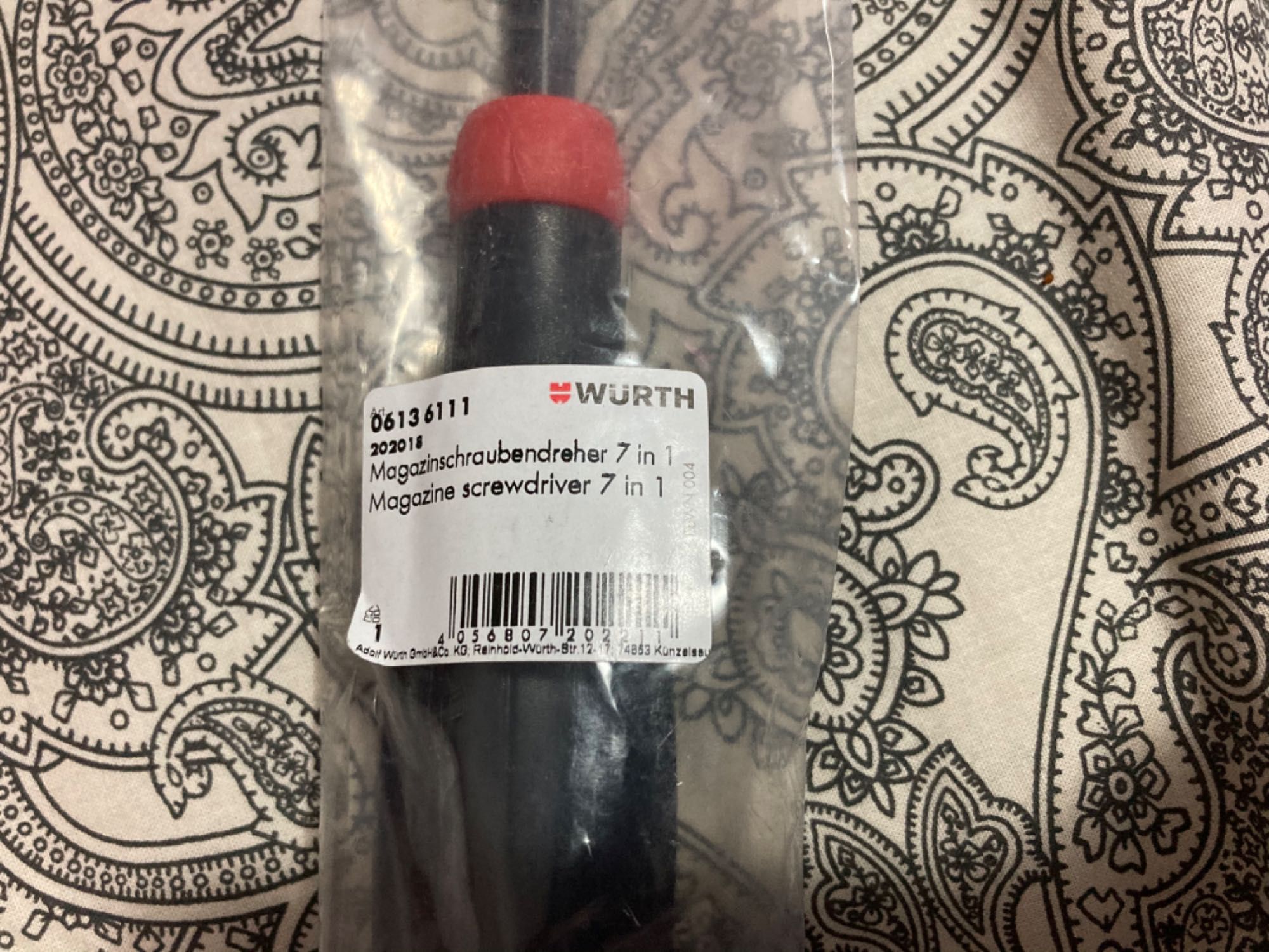 Surubelnita Wurth cu capete interschimbabile , 7 capete lungi
