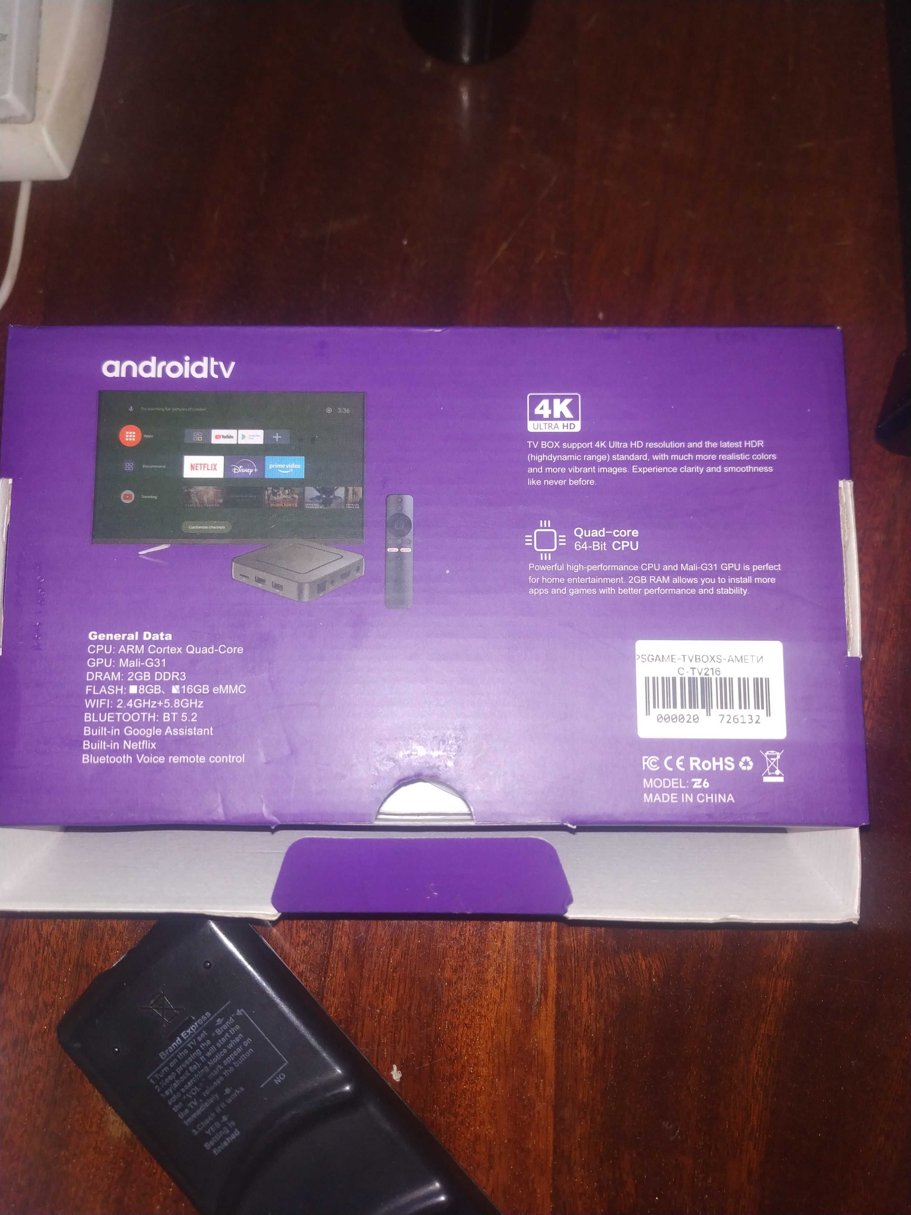 TV Box Z6 2/16— преврати свой телевизор в Smart TV!
