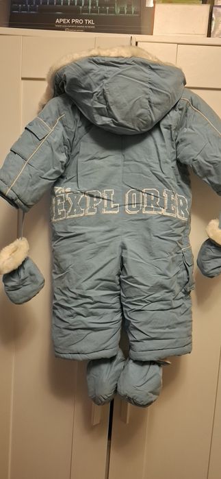 Salopeta groasa iarna bebe 6-9 luni