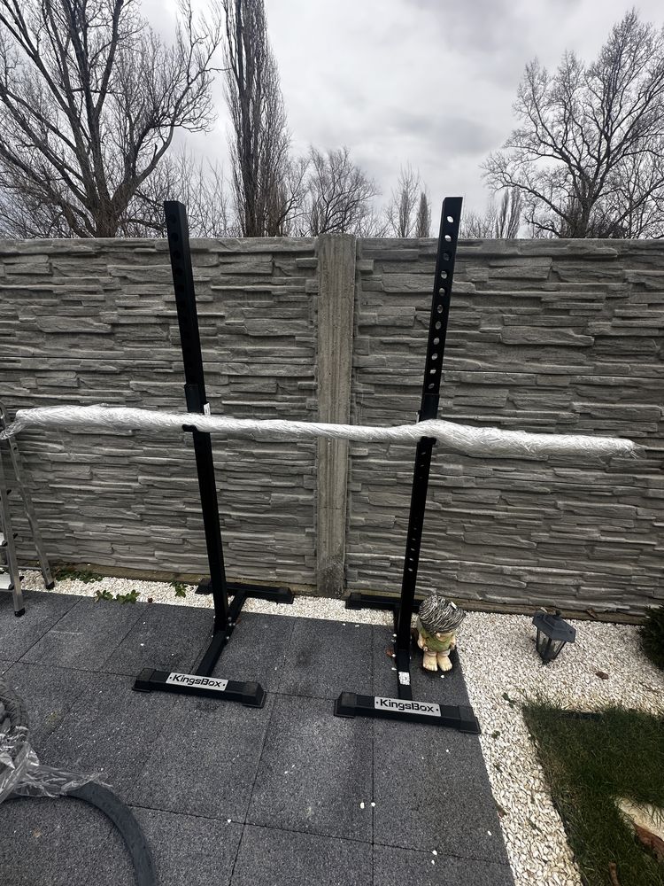 The Great Bar Olympic Barbell - 20 KG + suport