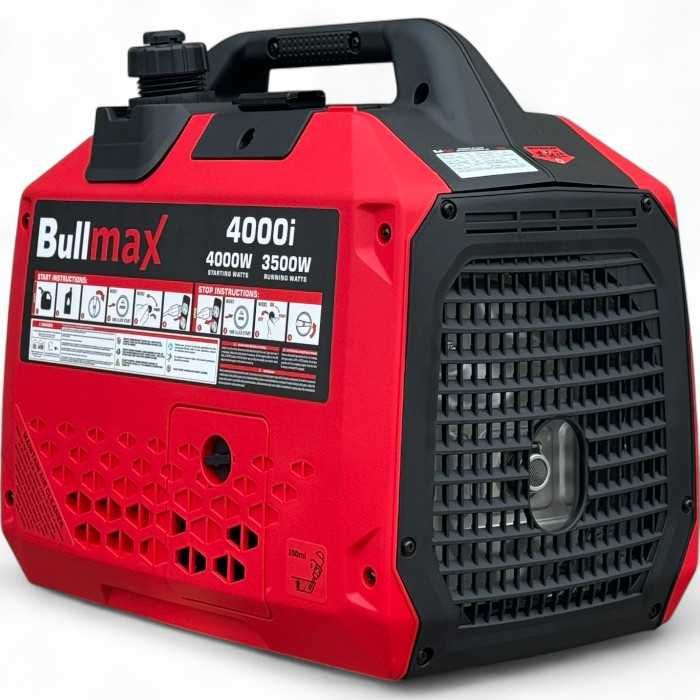 Инверторен обезшумен генератор за ток Bullmax 4000i, 3.5kW, Чиста сину