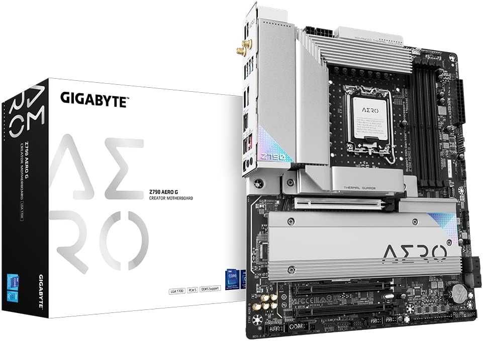 Gigabyte Z790 AERO G Wi-Fi 6E + Intel i7-12700KF, 12 Cores 5.0GHz