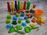 Lot jucării super apa nisip forme stivuitoare mașinuțe bebeluși copii