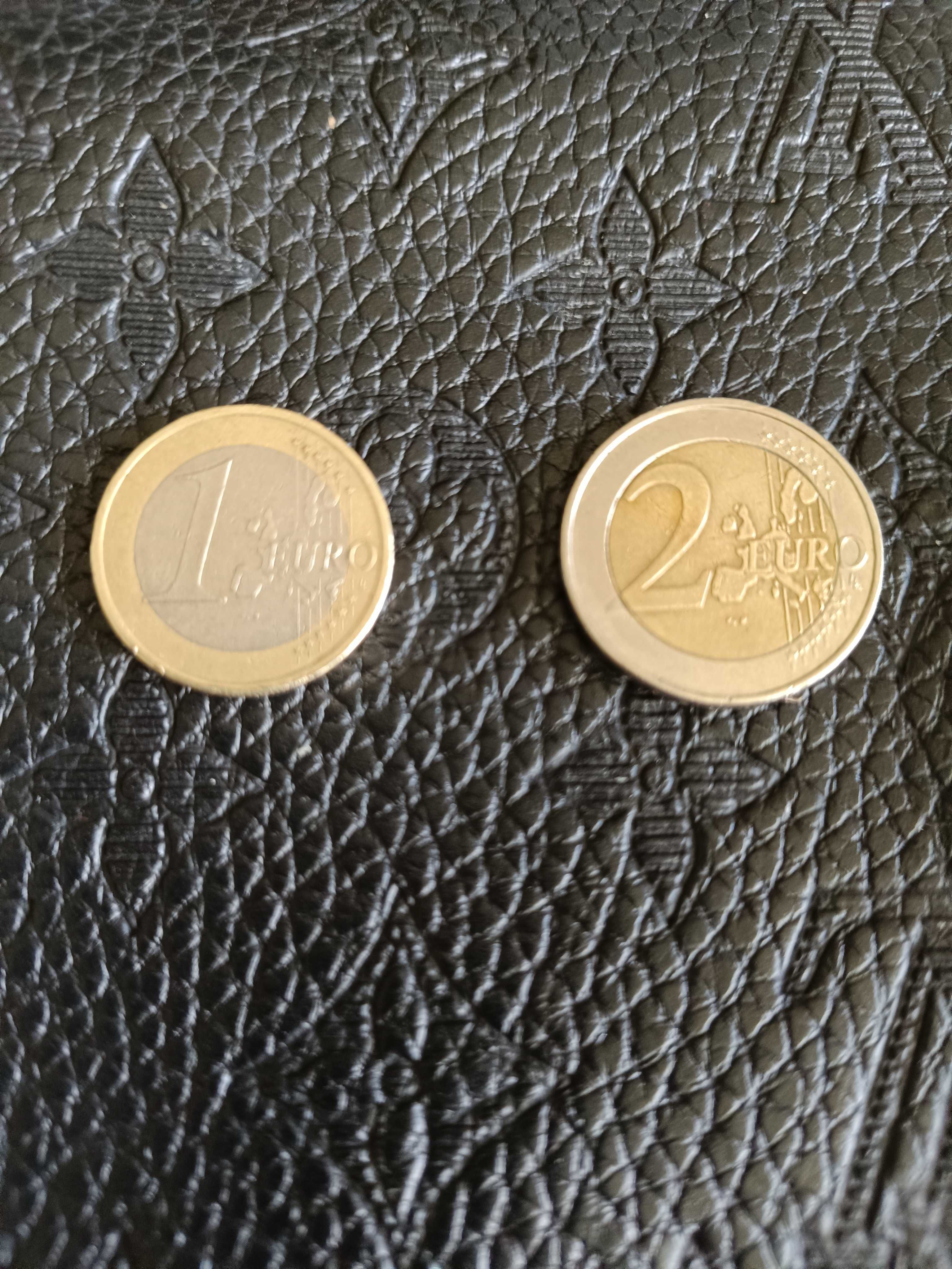 Monede rare de 2€ și 1€