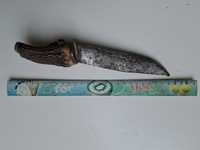 Български нож Ръчна изработка с дръжка от еленов рог