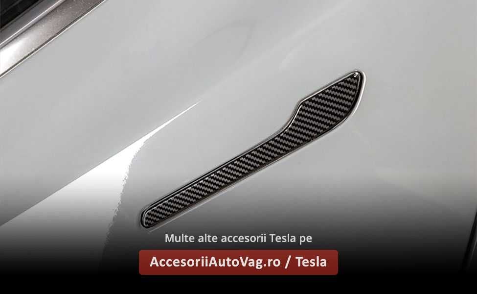 Ornamente textura fibra carbon manere usi - Tesla Model 3 / Y