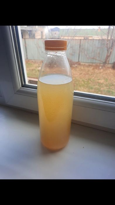 Яблочный уксус домашний 1литр 5000тг