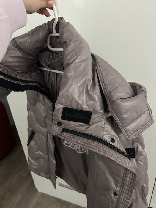 Geacă matlasată Karl Lagerfeld – Mov – Mărimea M