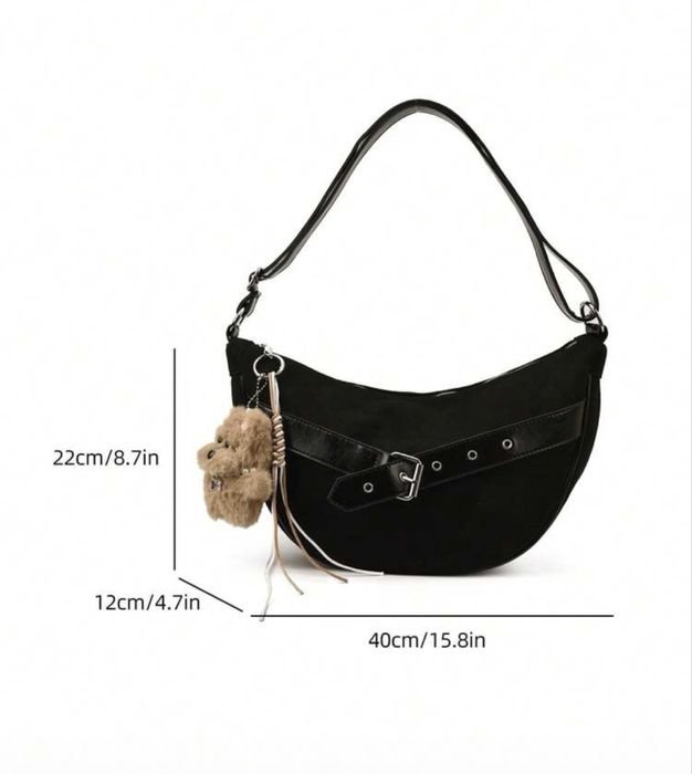 Голяма чанта от велур