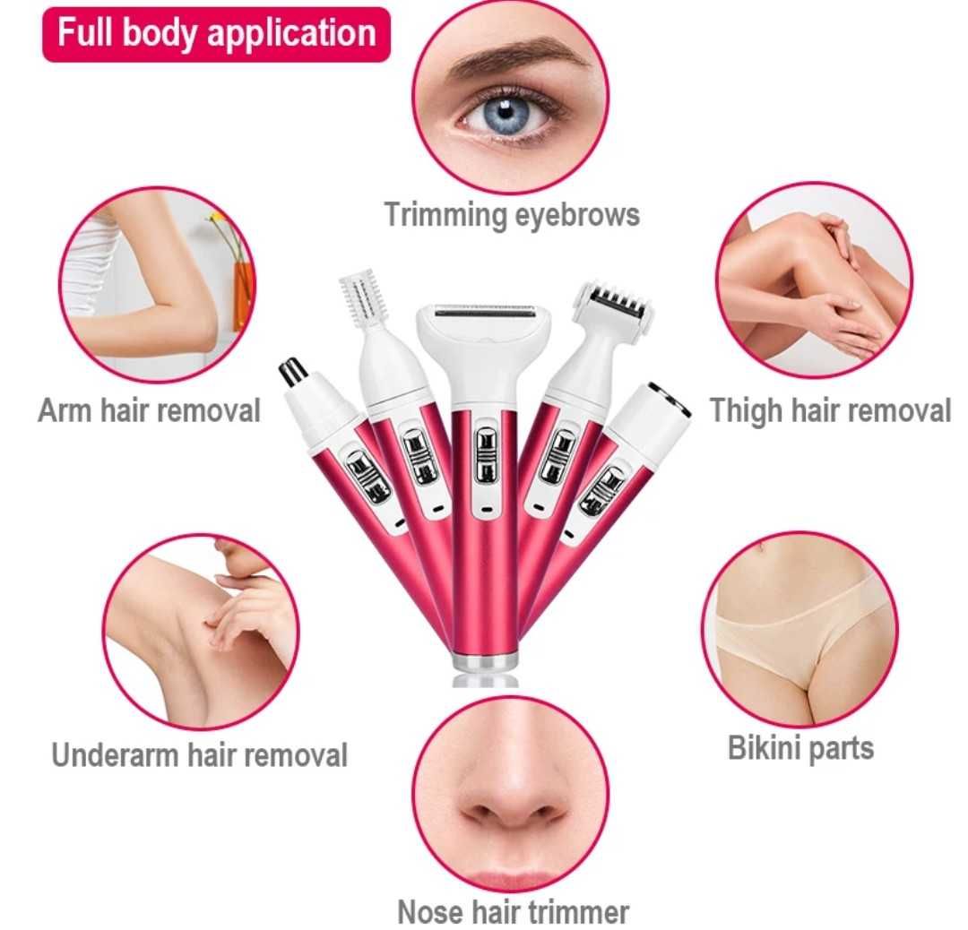 Новый триммер/эпилятор 5 в 1