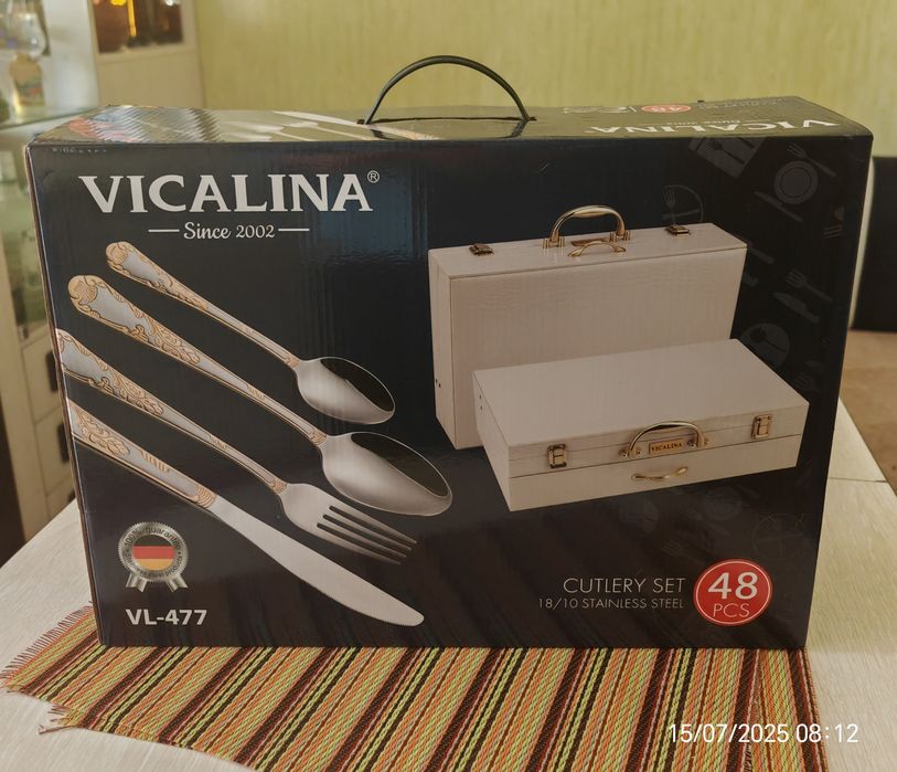 Набор столовых приборов Vicalina VL-477 (48 предметов) — НОВЫЙ!