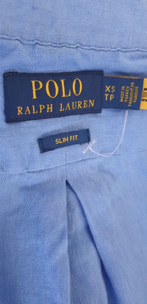 POLO Ralph Lauren Slim Fit Len / XS ОРИГИНАЛ! НОВО! Мъжка Ленена Риза!