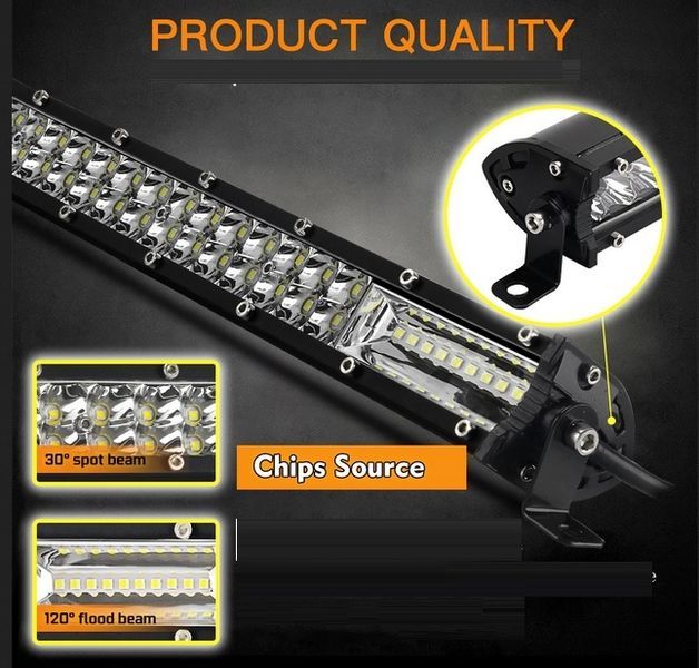 Супер Мощен LED BAR 34cm 120W 12v/24v НОВО ПОКОЛЕНИЕ