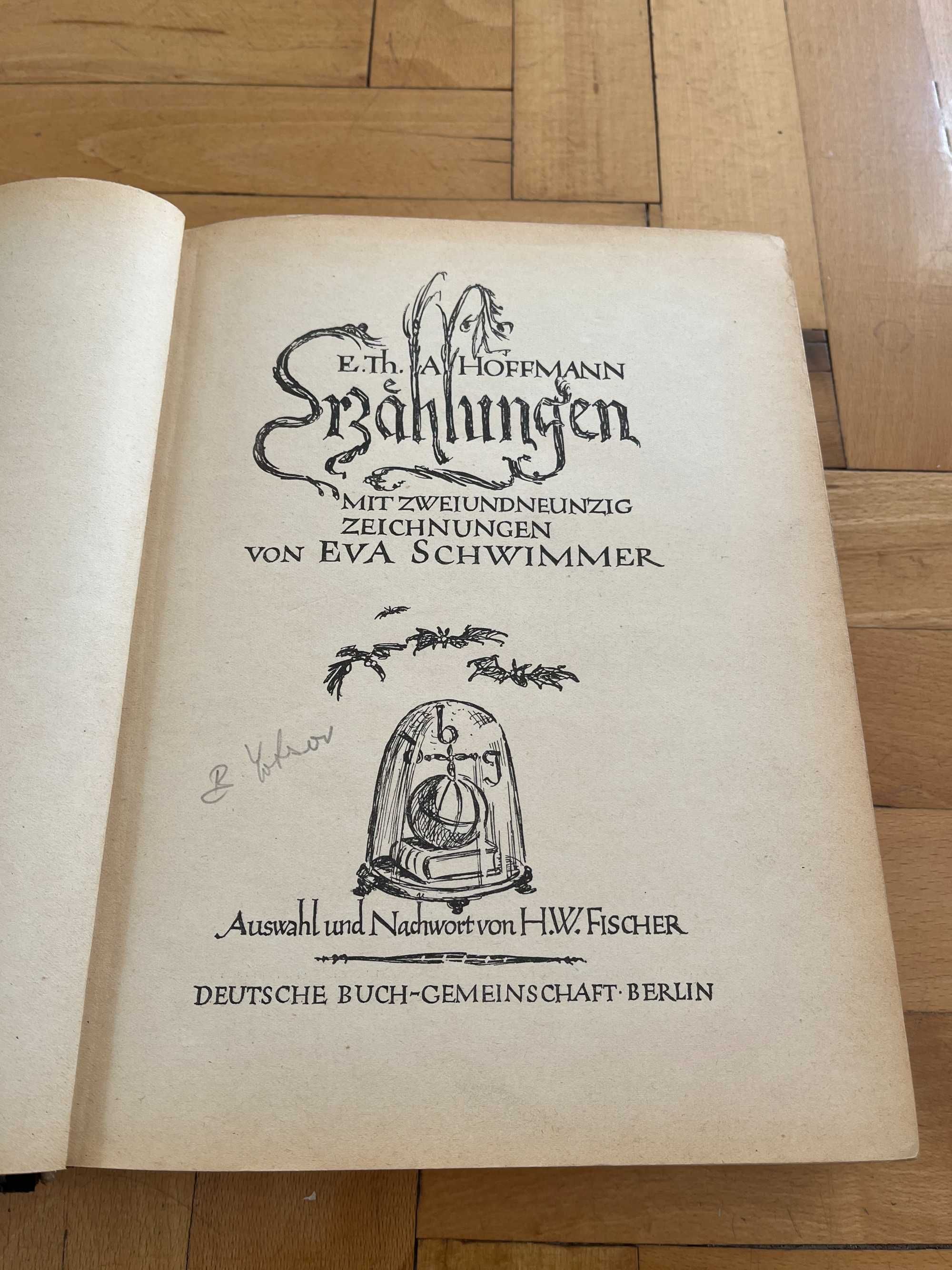 Стара книга Erzählungen Ernst Theodor Amadeus Hoffmann
