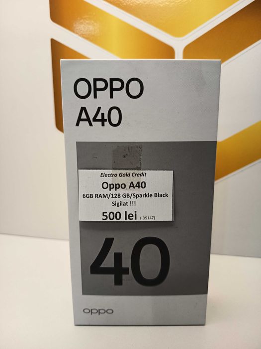Oppo A40 6GB RAM/128GB/Sparkle Black/Produs SIGILAT! ID9147