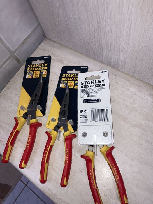 Cleste Stanley cu falci lungi curbate 1000V 200mm  0-84-008