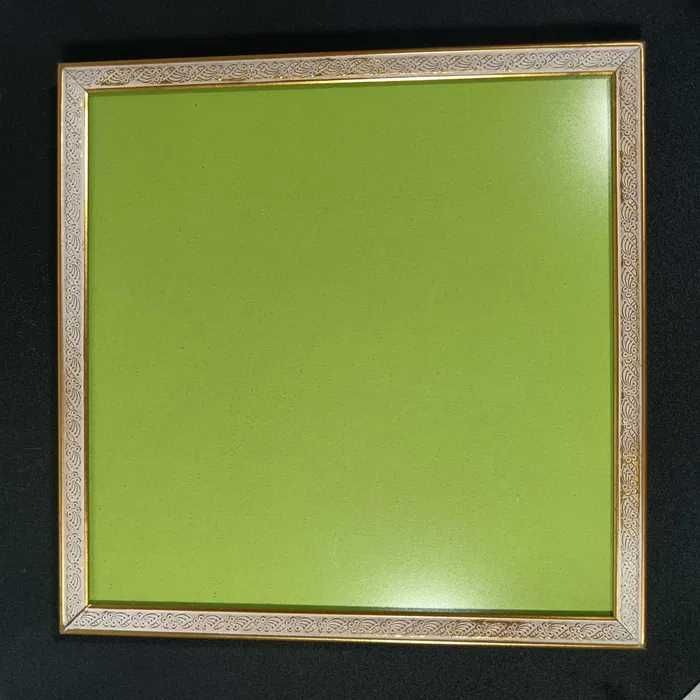 Rama foto Art Deco, alama, metaloplastie, vintage