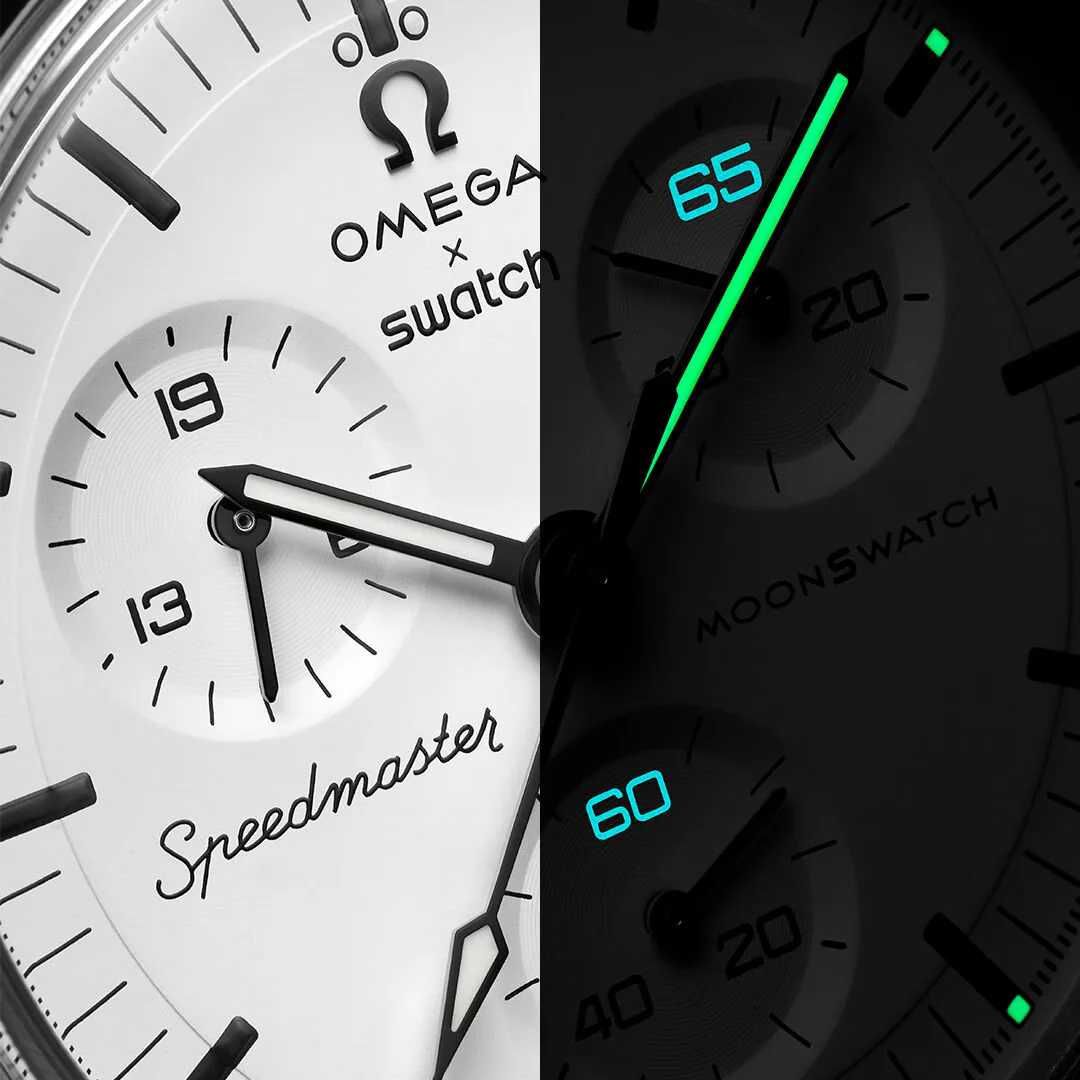 Ceas SWATCH X OMEGA Speedmaster MoonSwatch 1965 Chronograf Nou 2025 !!