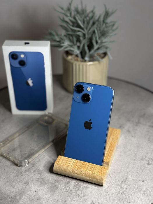 iPhone 13 Mini Blue 128 GB 90% full box +Husa / folie
