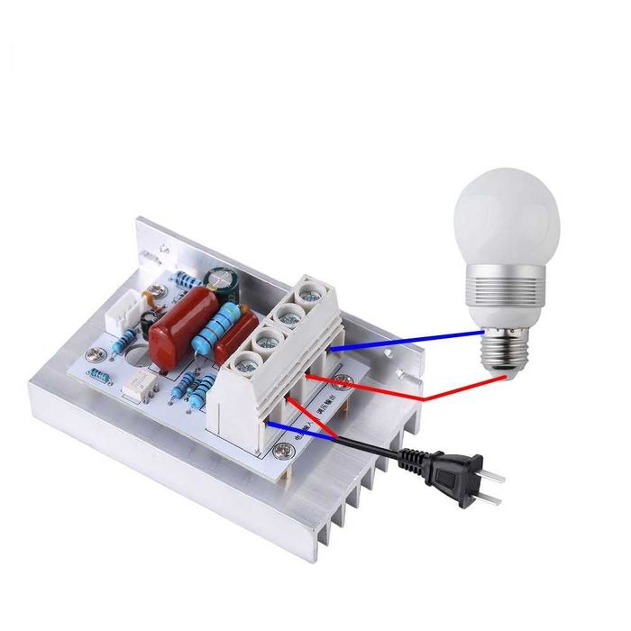 Variator tensiune 220V AC 10KW Regulator Turatie Motor panou comanda