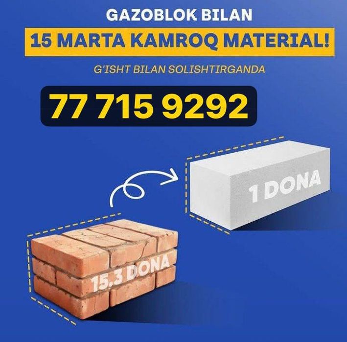 Газаблок 20*30*60