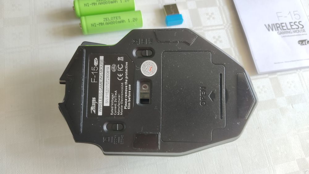 Mouse gaming wireless Zelotes