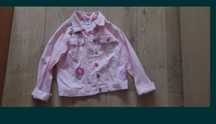 Geaca blugi roz fetite , marimea 122