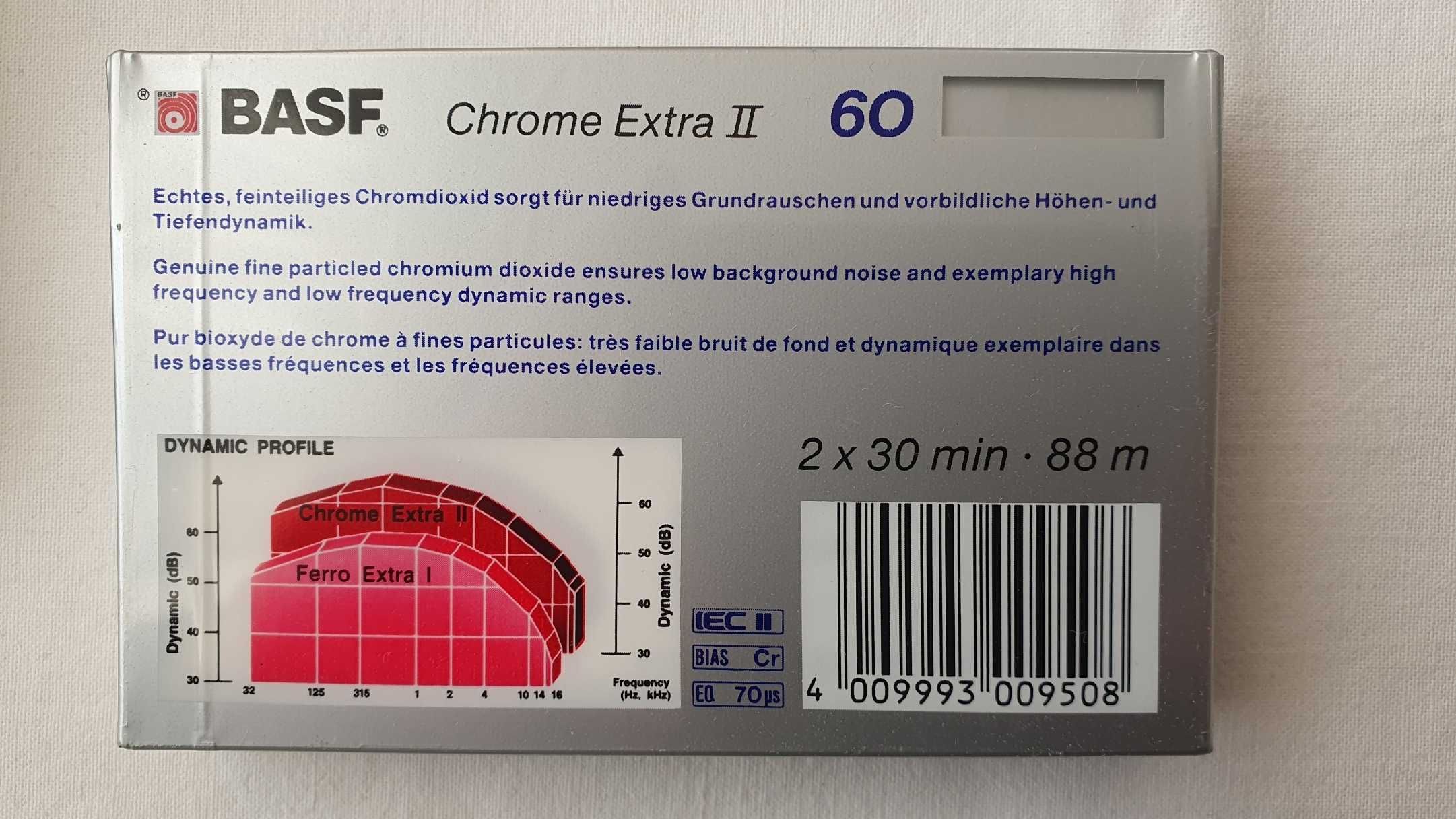 Нови аудио касети TDK SA,  BASF Chromdioxid