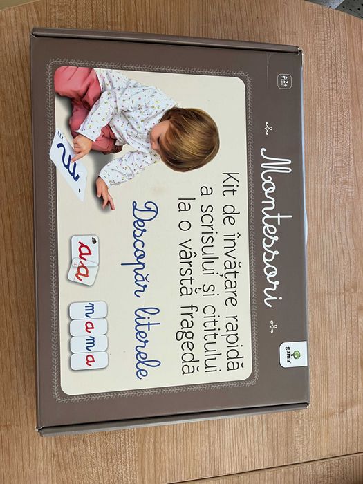 KIT „Descopăr literele Montessori” + CADOU