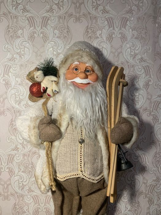 Фигура Санта Клаус новогодний дед кукла Дед Мороз