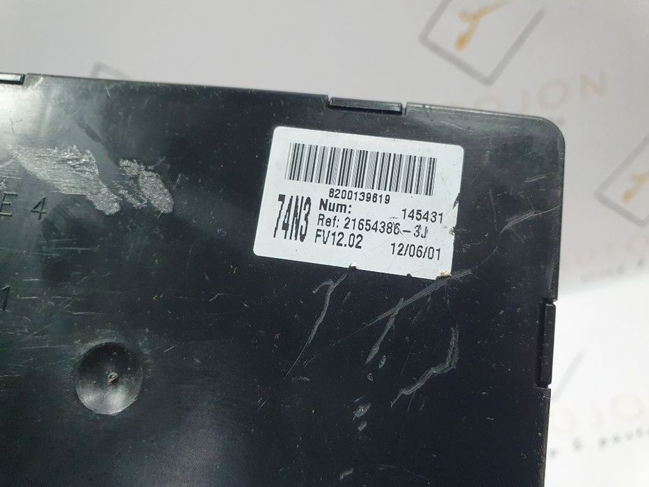 Modul BSI  RENAULT LAGUNA II BG0/1_ 2001 - 2007 1.9 dCi F9Q 750 8200001892-B