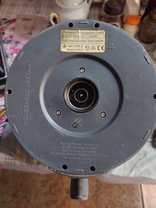 Электрочайник Siemens, рабочий, на запчасти
