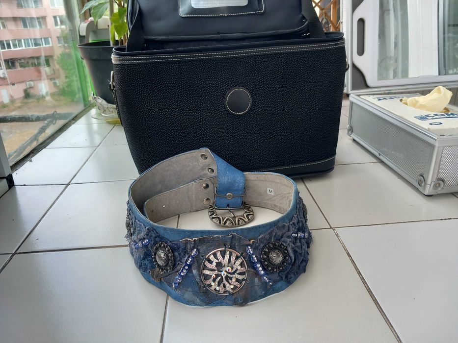 Дизайнерски кожен колан Италия