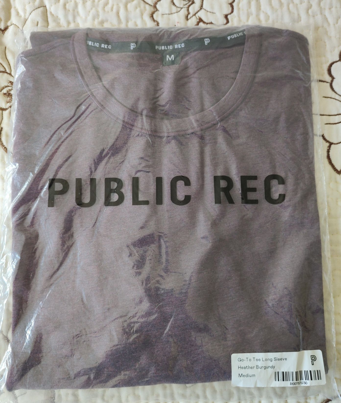 Блуза (хенли) Public Rec с дълъг ръкав - черна, бордо, сива