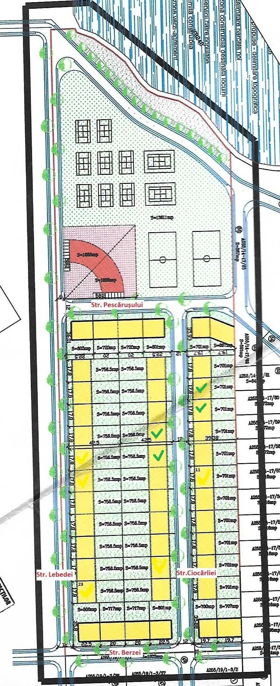 Proprietar, vând teren, construcții case, Zona Lac, Dumbrăvița
