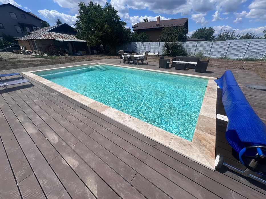 Piscine din cofraje de polistire placate cu liner