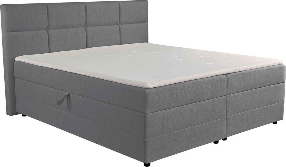Pat boxspring cu 2 lazi de depozitare