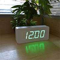Промо LED настолен часовник + аларма и температура.
