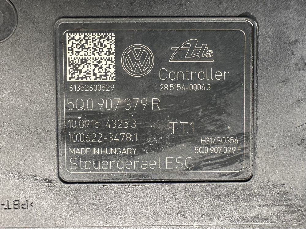 5Q0 614 517 Q/ 5Q0 907 379 R - ABS -VW,Seat,Skoda,Audi след 2012г.!